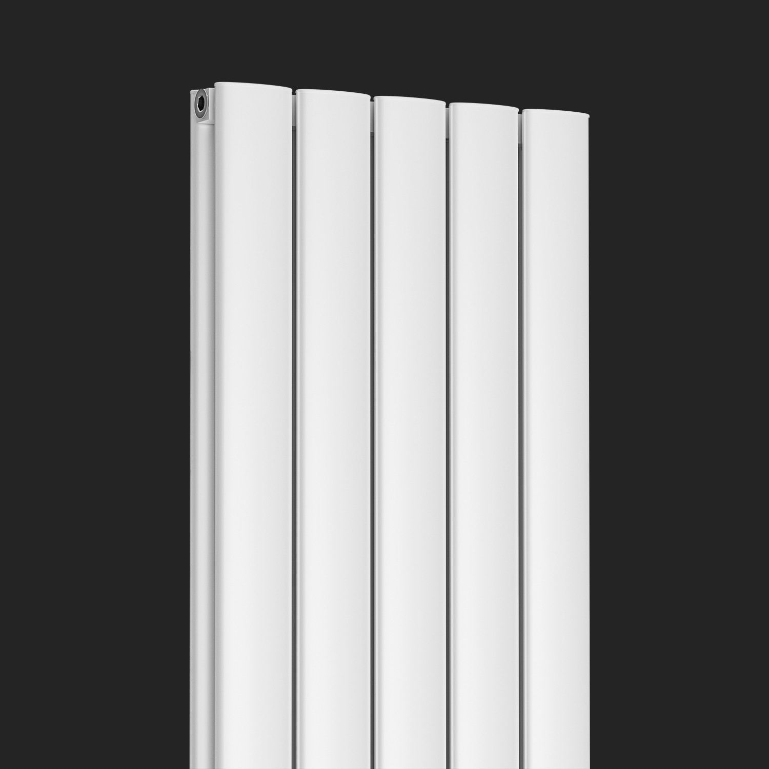 Lilac Vertical Aluminum White Radiator