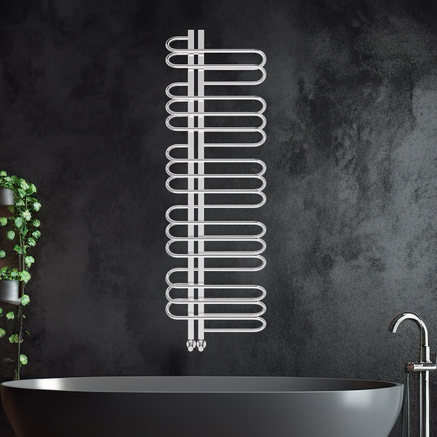 Bloom Towel Warmer Left