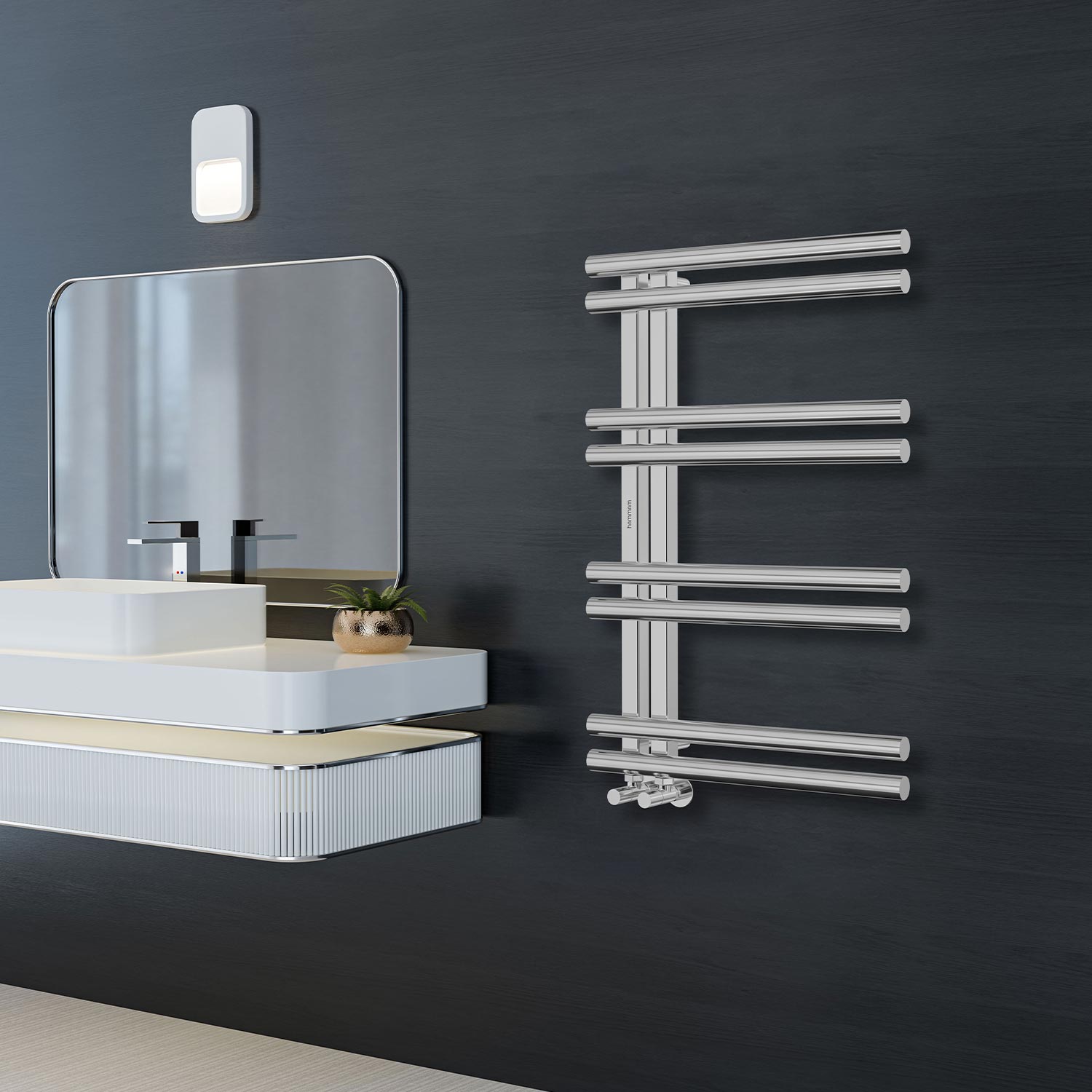 Paslanmaz Çelik Havlupan Parlak Krom Storm