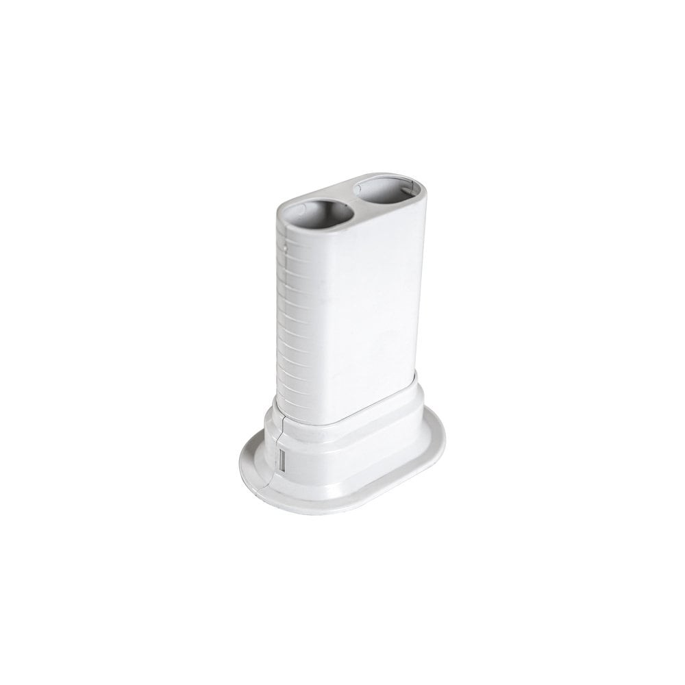 Çiftli Plastik Boru Gizleme Beyaz Kılıf 50-205 mm