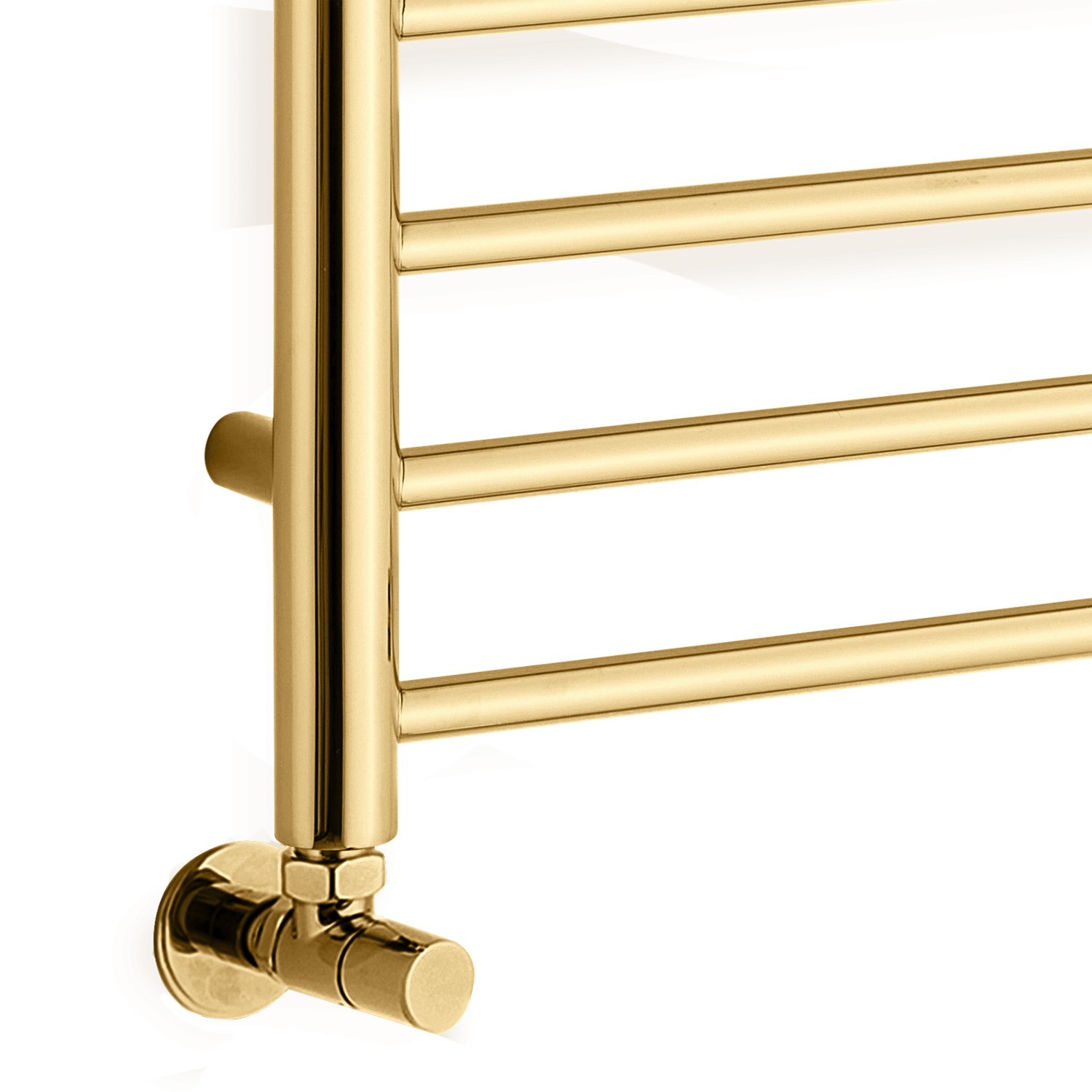 Bluebell Poished Brass Gold Towel Warmer