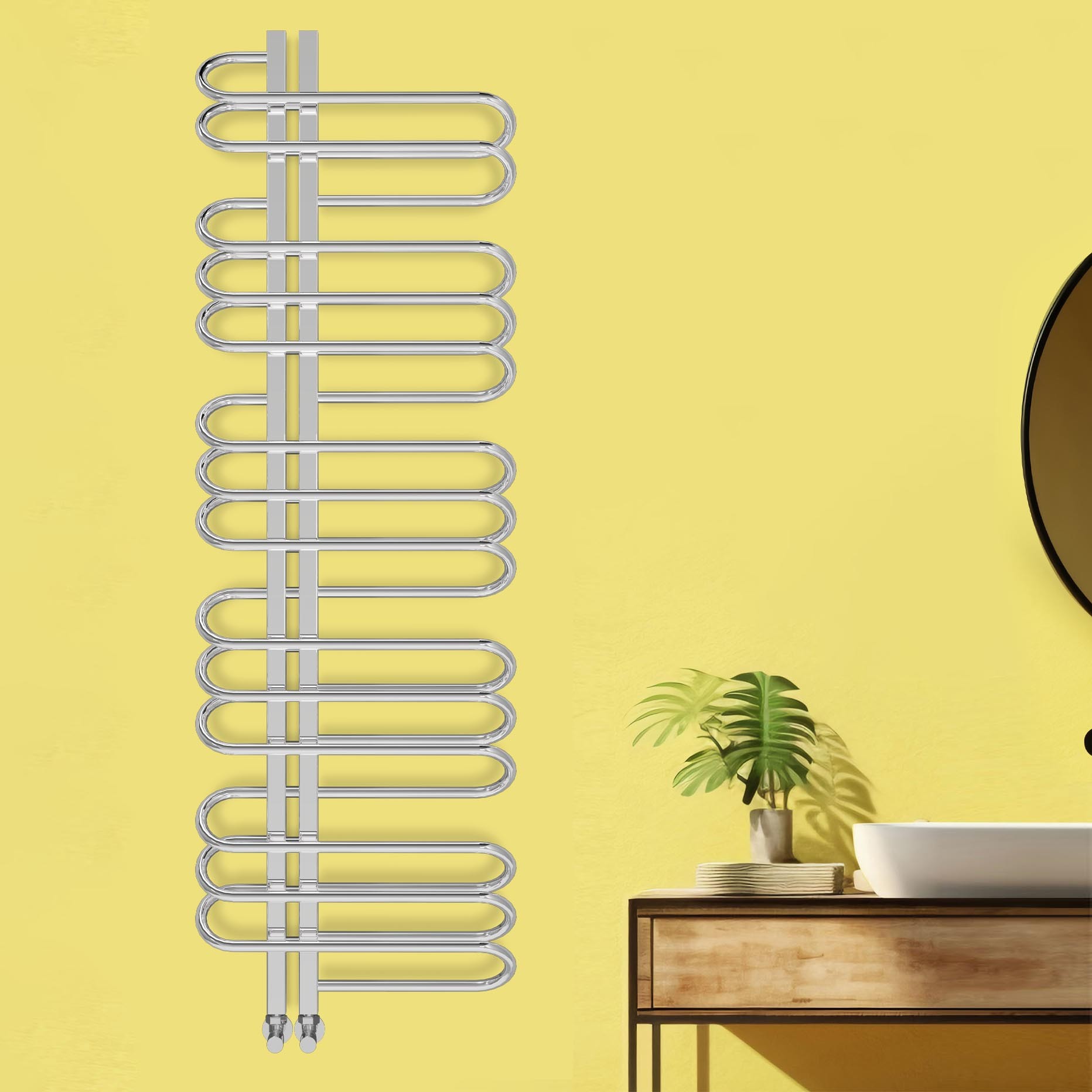 Bloom Towel Warmer Left