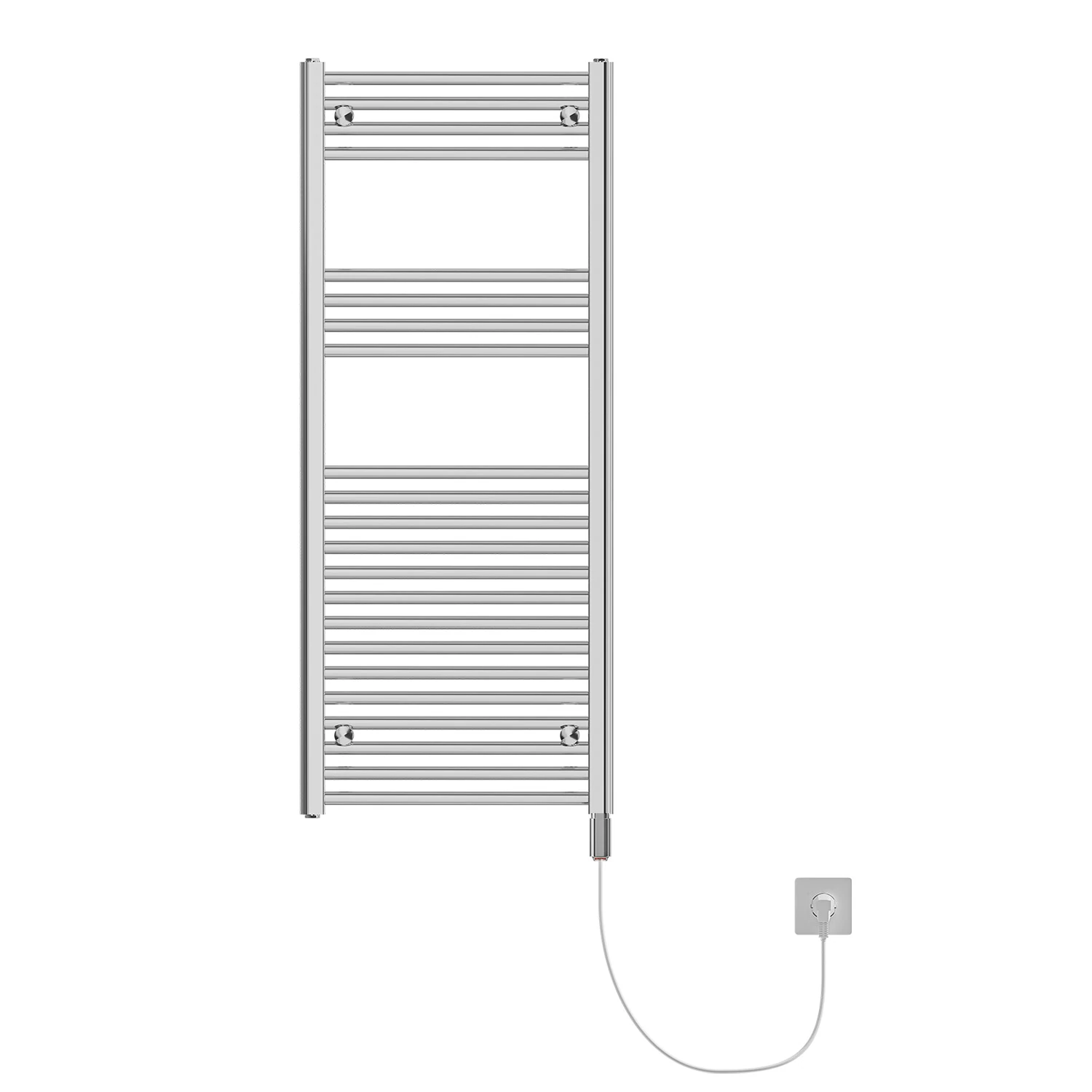 1200x500mm 500W Karbon Çelik Elektrikli Havlupan Alya Parlak On Off Butonlu Fişli