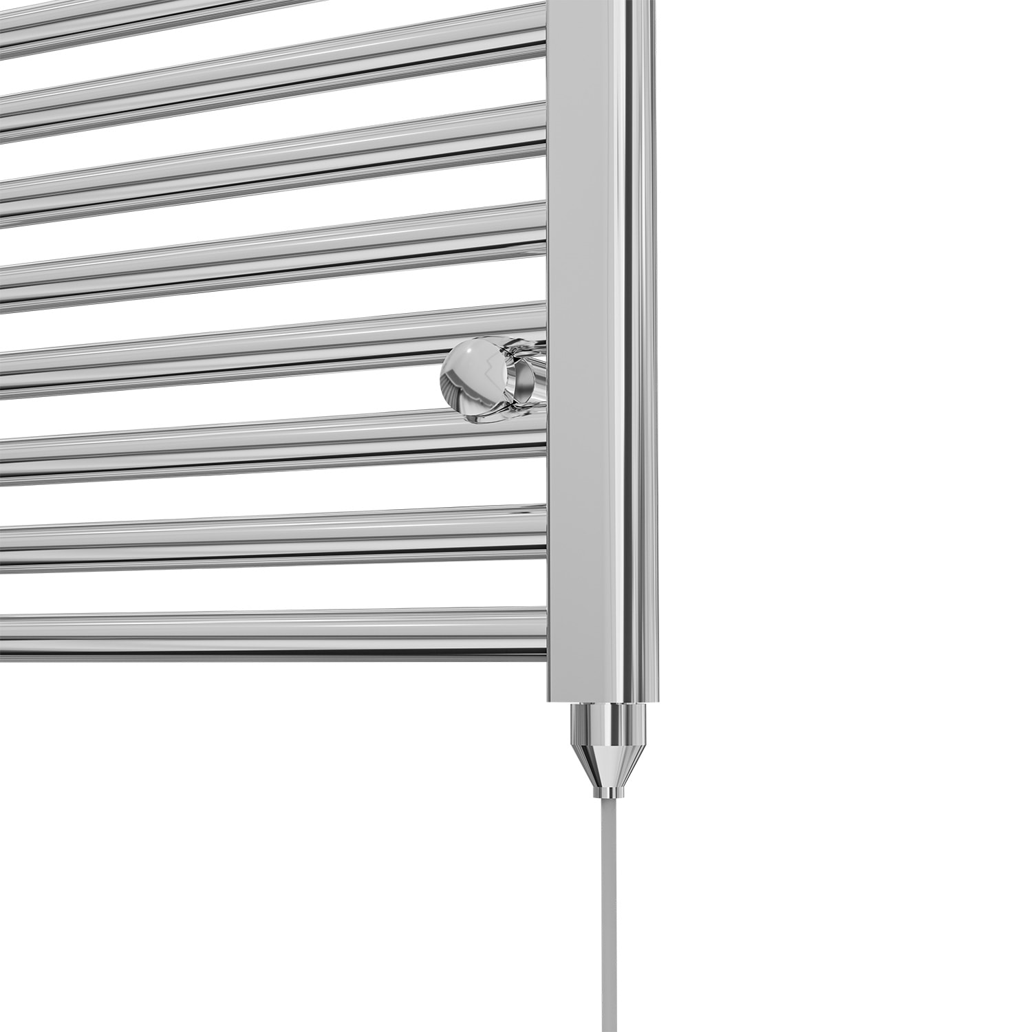 688x600mm 500W Electric Mild Steel Towel Warmer Alya White