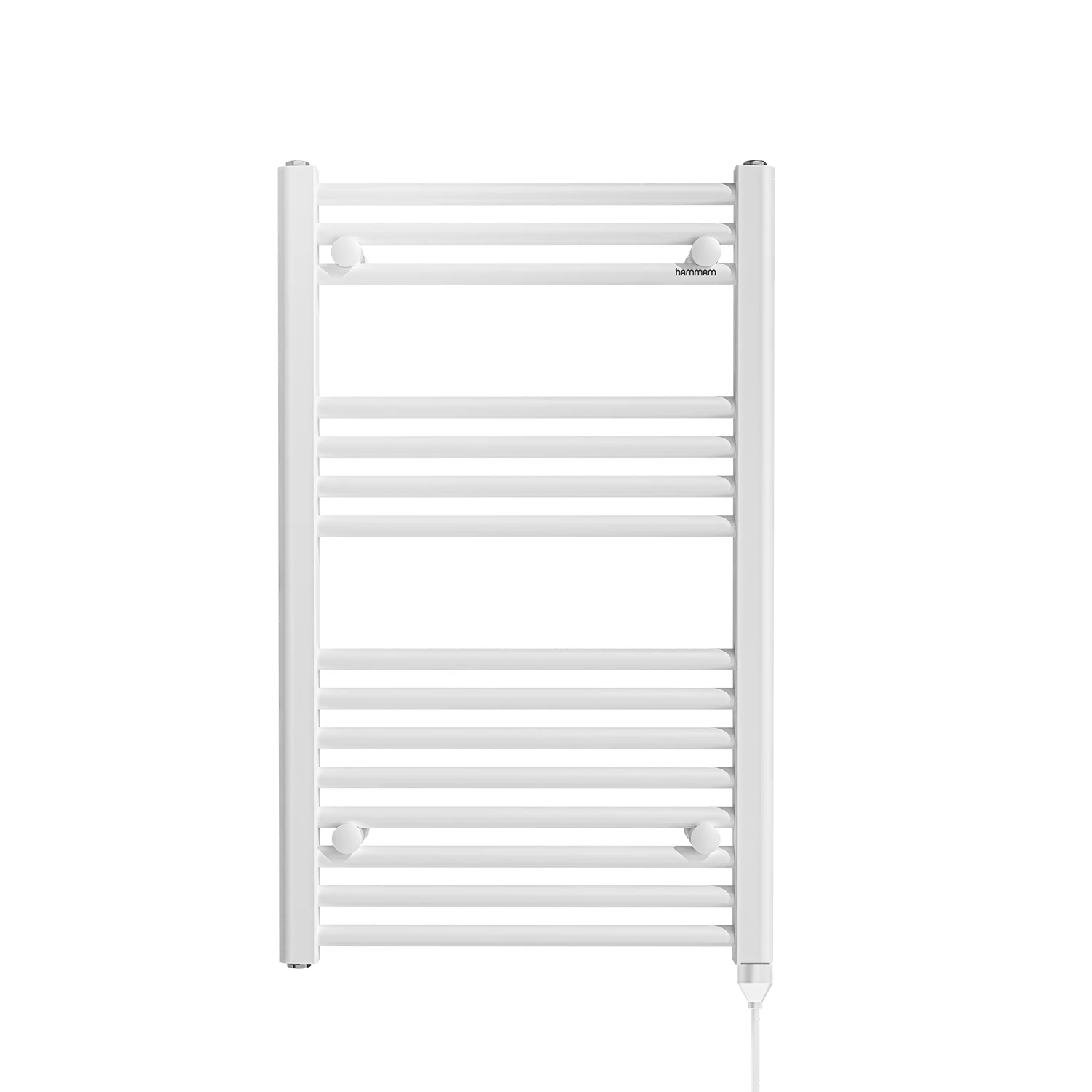 800x500mm Alya Beyaz Çok Borulu Elektrikli Havlupan