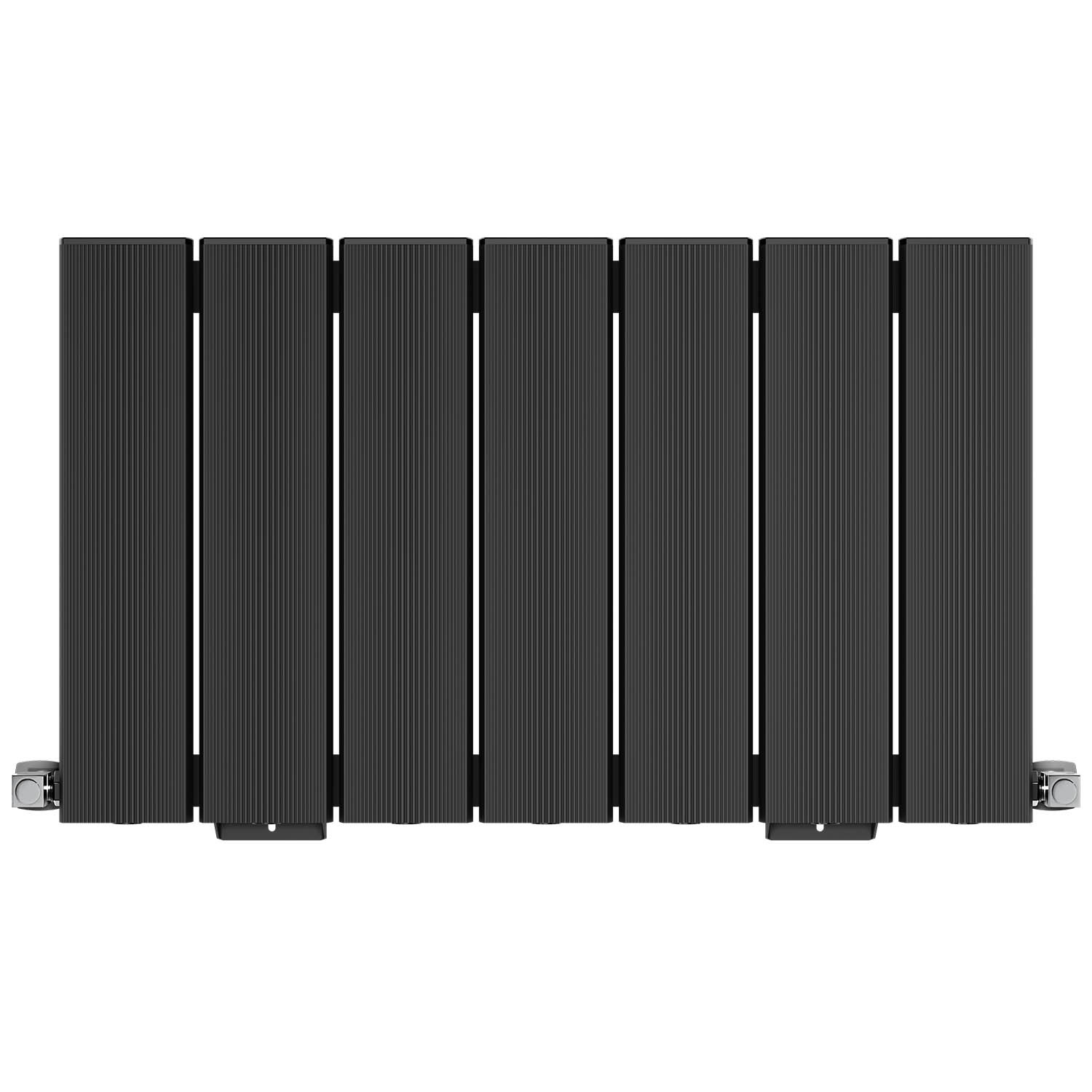 500x835 Arnika Matt Black Radiator