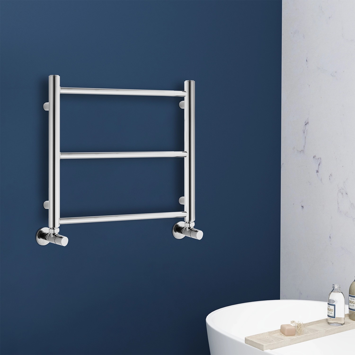 475x600 Tuna Stainless Steel Polished Towel Warmer