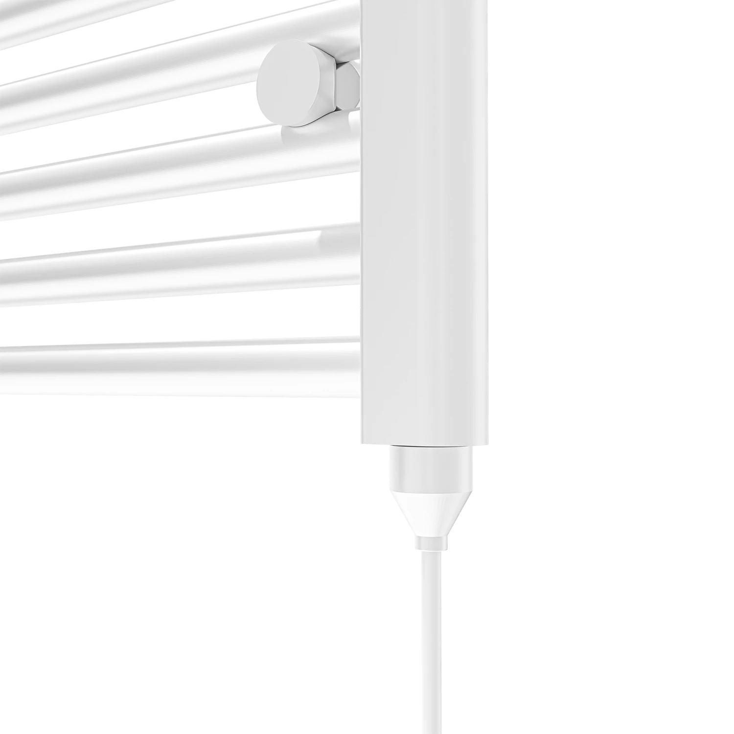 800x500mm Alya Beyaz Çok Borulu Elektrikli Havlupan