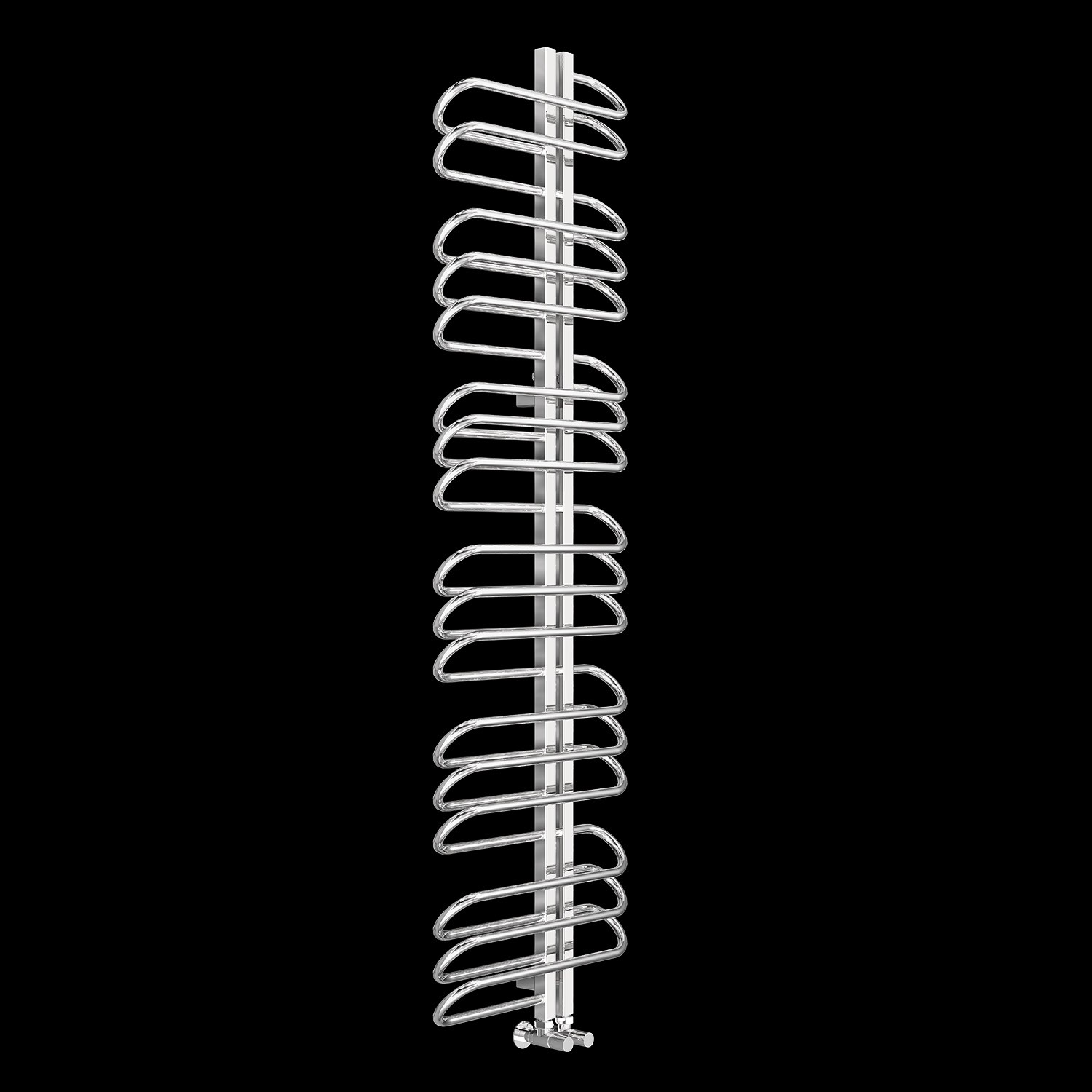 1800x500 mm Bloom Right Polished Towel warmer