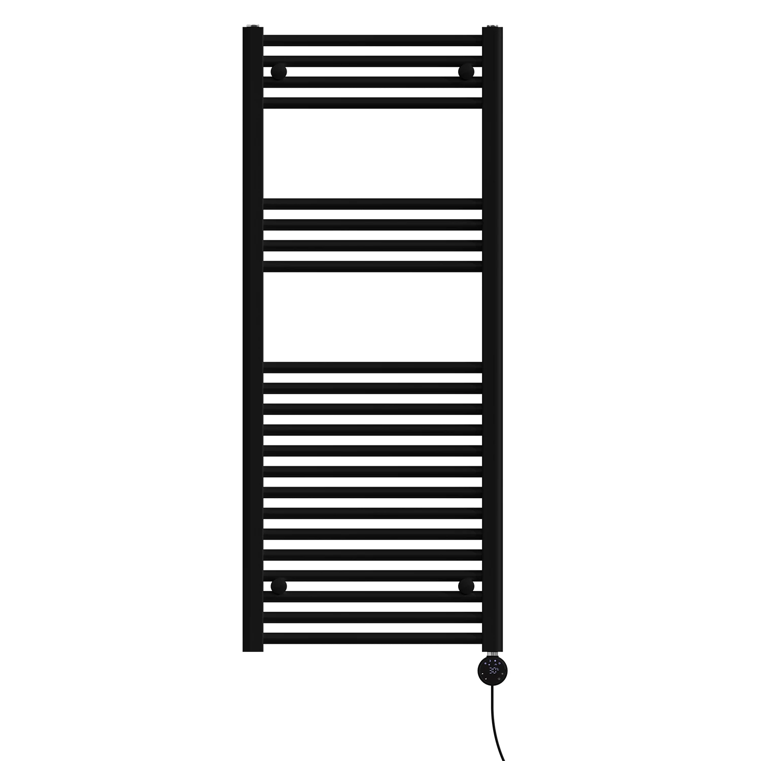 1200x500mm 500W Elektrikli Karbon Çelik Havlupan Silk Patern Black Alya