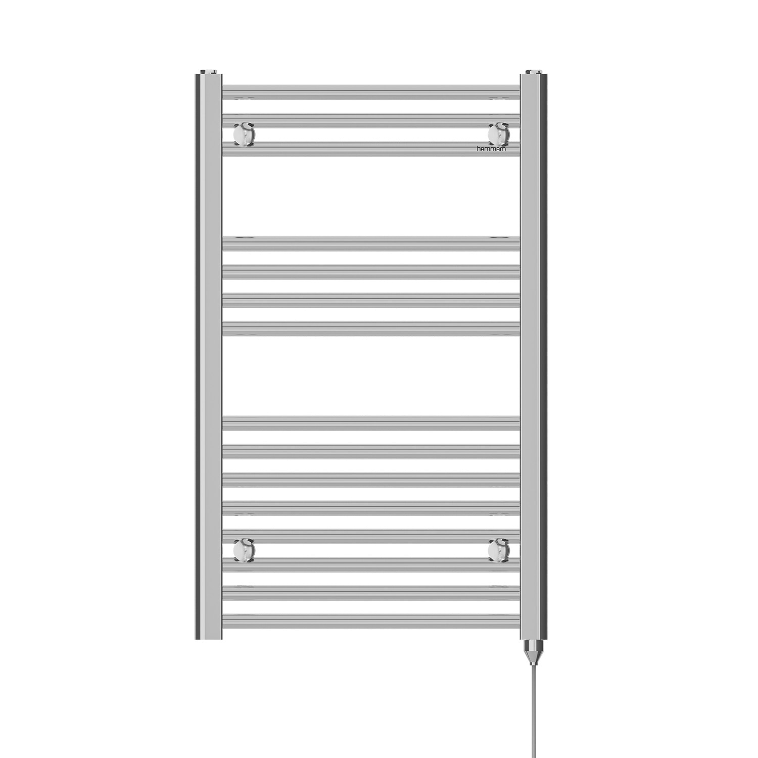 688x600mm 500W Electric Mild Steel Towel Warmer Alya White