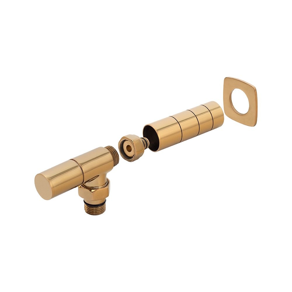 Onix Corner Polished Brass Valve Package