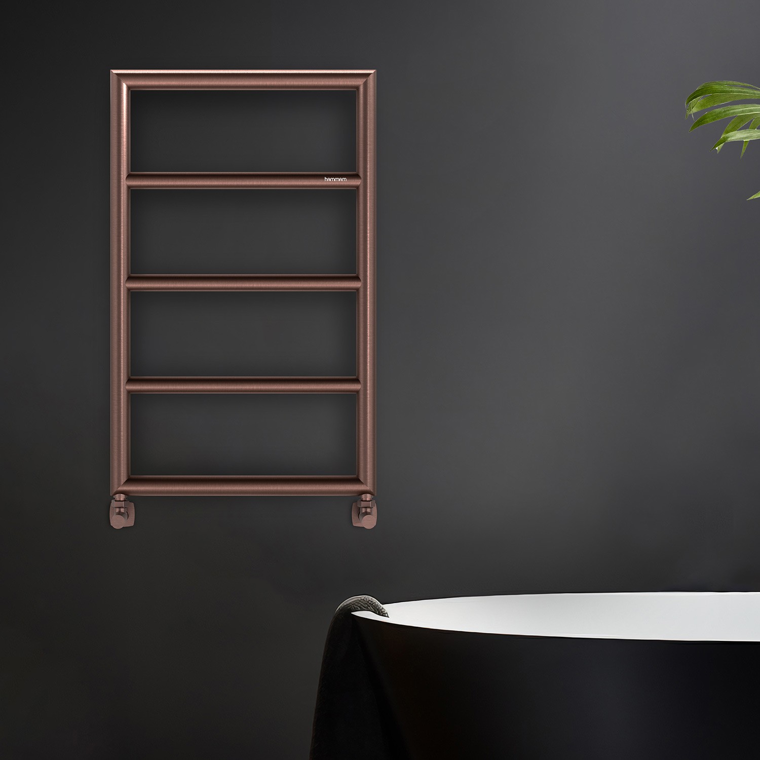 Trendy Brushed Matt Inox Copper Towel Warmer