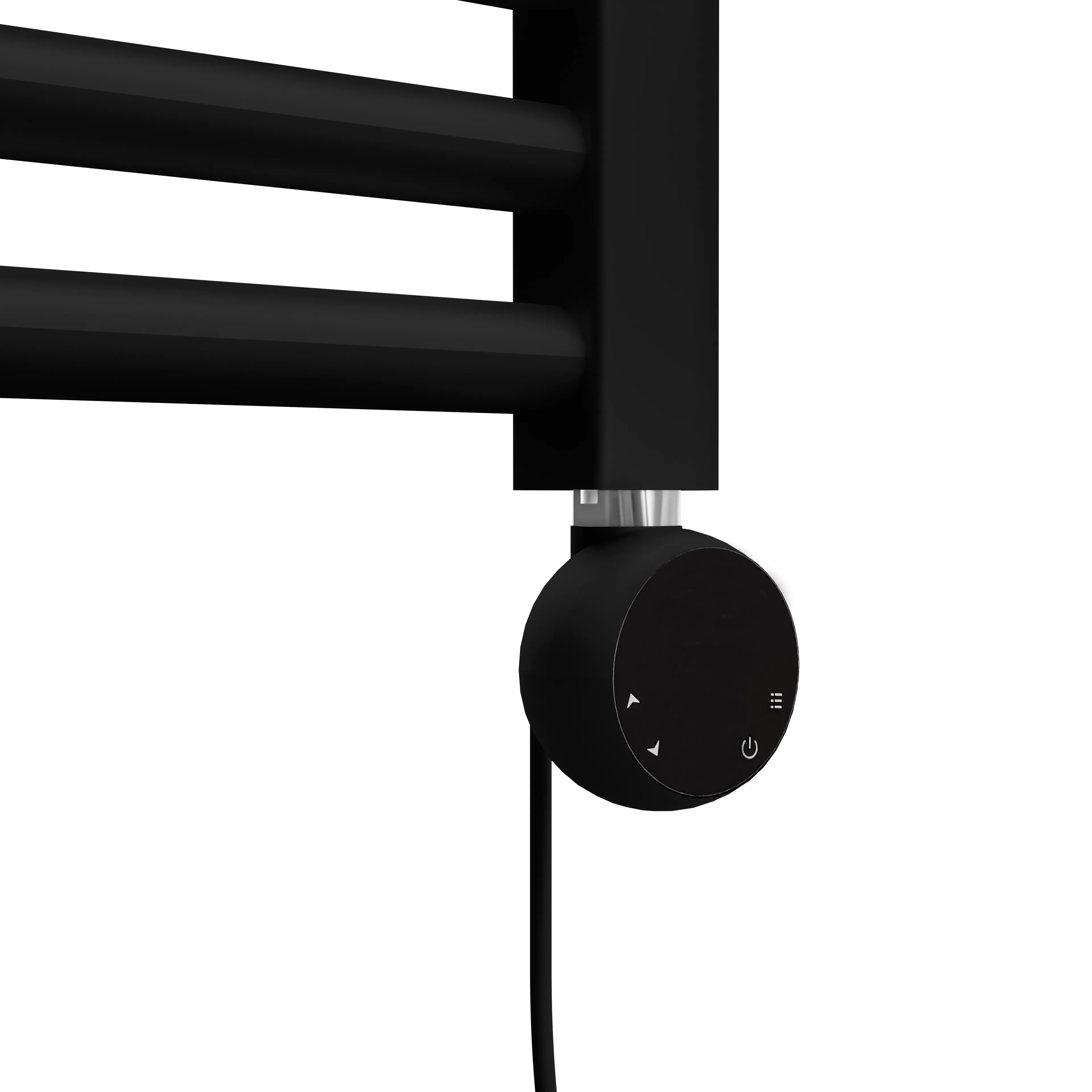 800x500mm 300W Alya Elektrikli Karbon Çelik Havlupan Silk Patern Black Alya