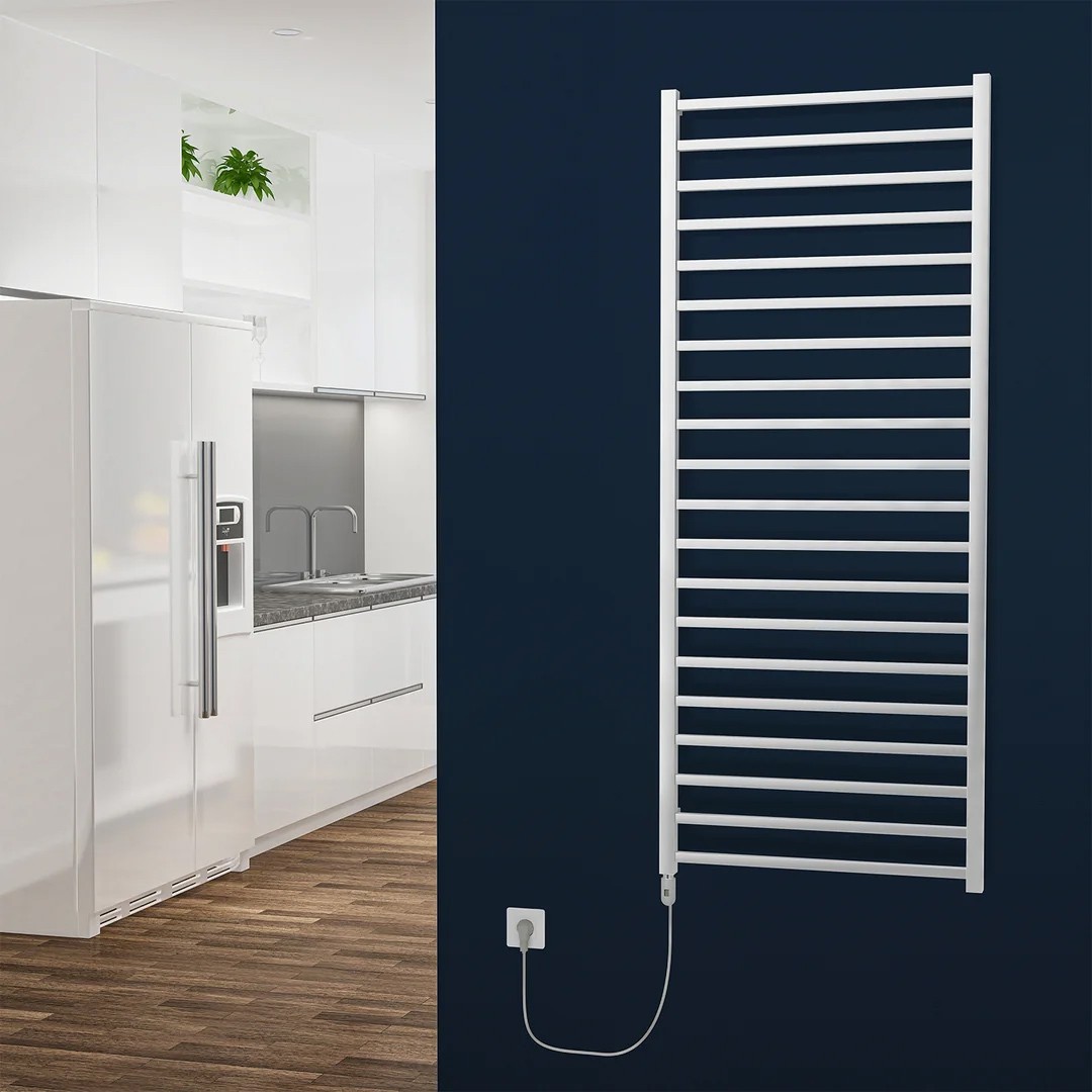 1470x600 mm Oslo Electric Towel Warmer Polished Surface