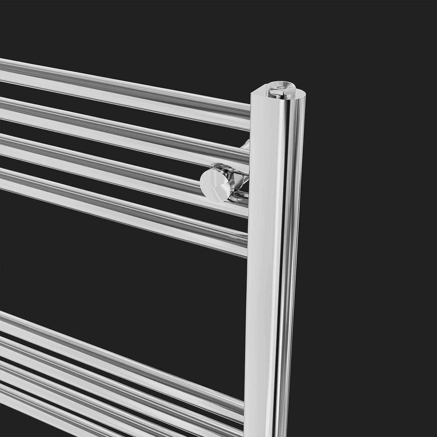 1200x500mm 500W Elektrikli On-Off Butonlu Karbon Çelik Havlupan Alya Krom
