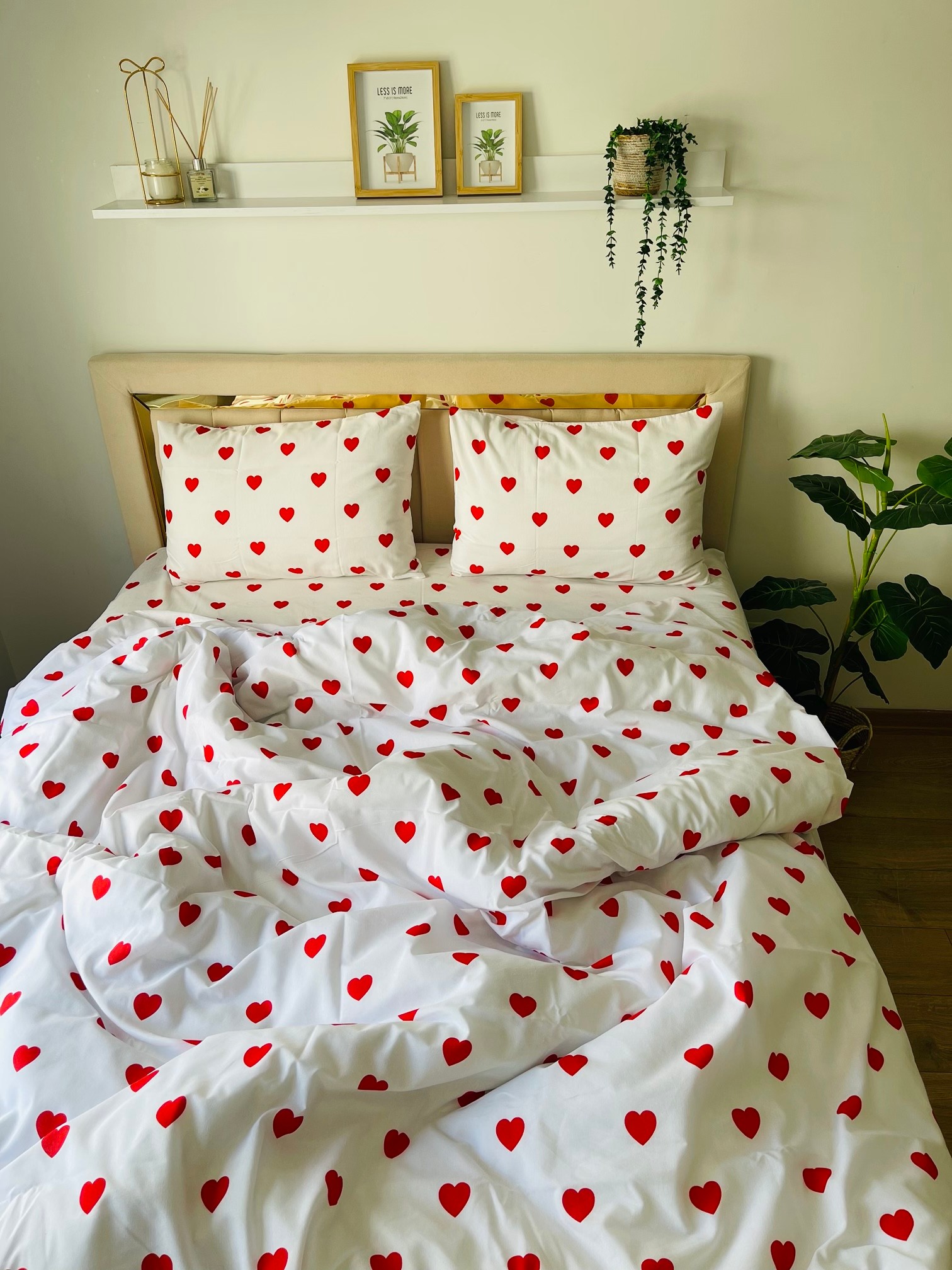 Romantik Kalp Nevresim Takımı