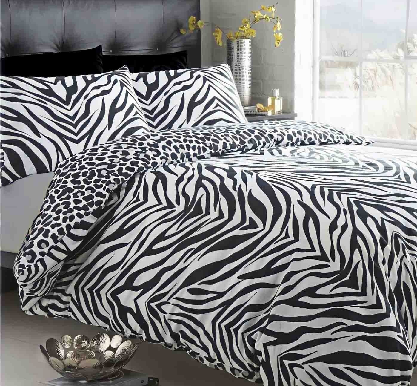 Zebra Çift Kişilik Pamuklu Nevresim Takımı