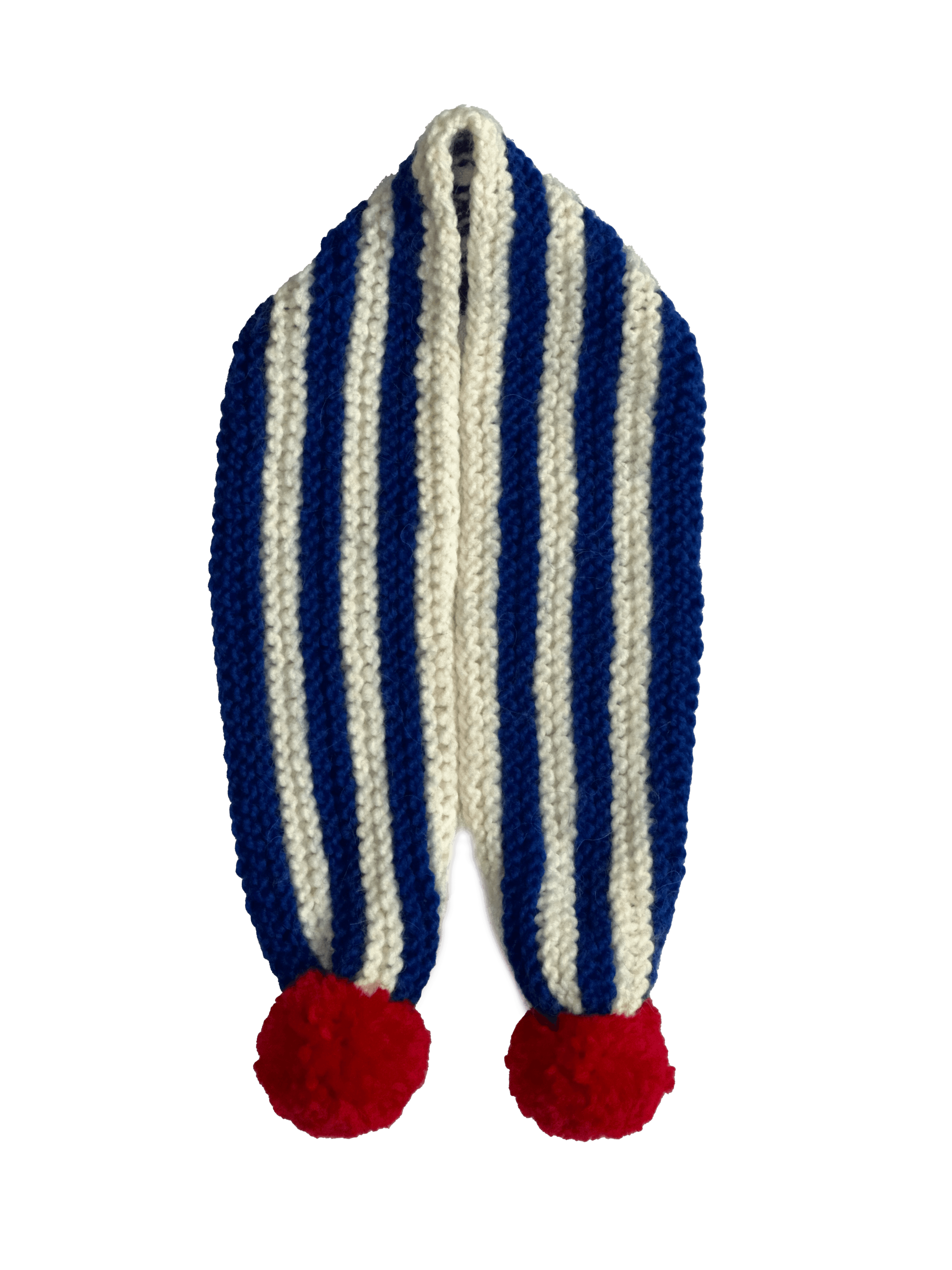 Buttons Knitted Scarf - Lacivert
