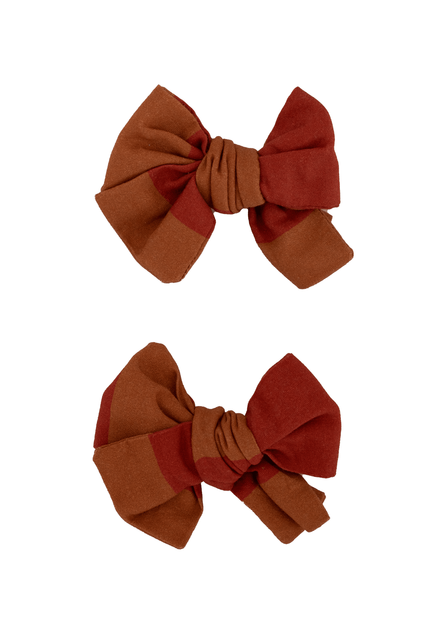 Bows Stripes Hairclip Set