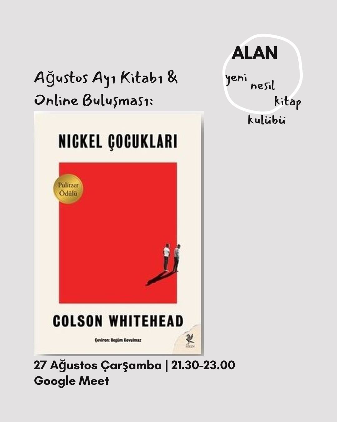 Alan | 27 Ağustos Online Söyleşisi