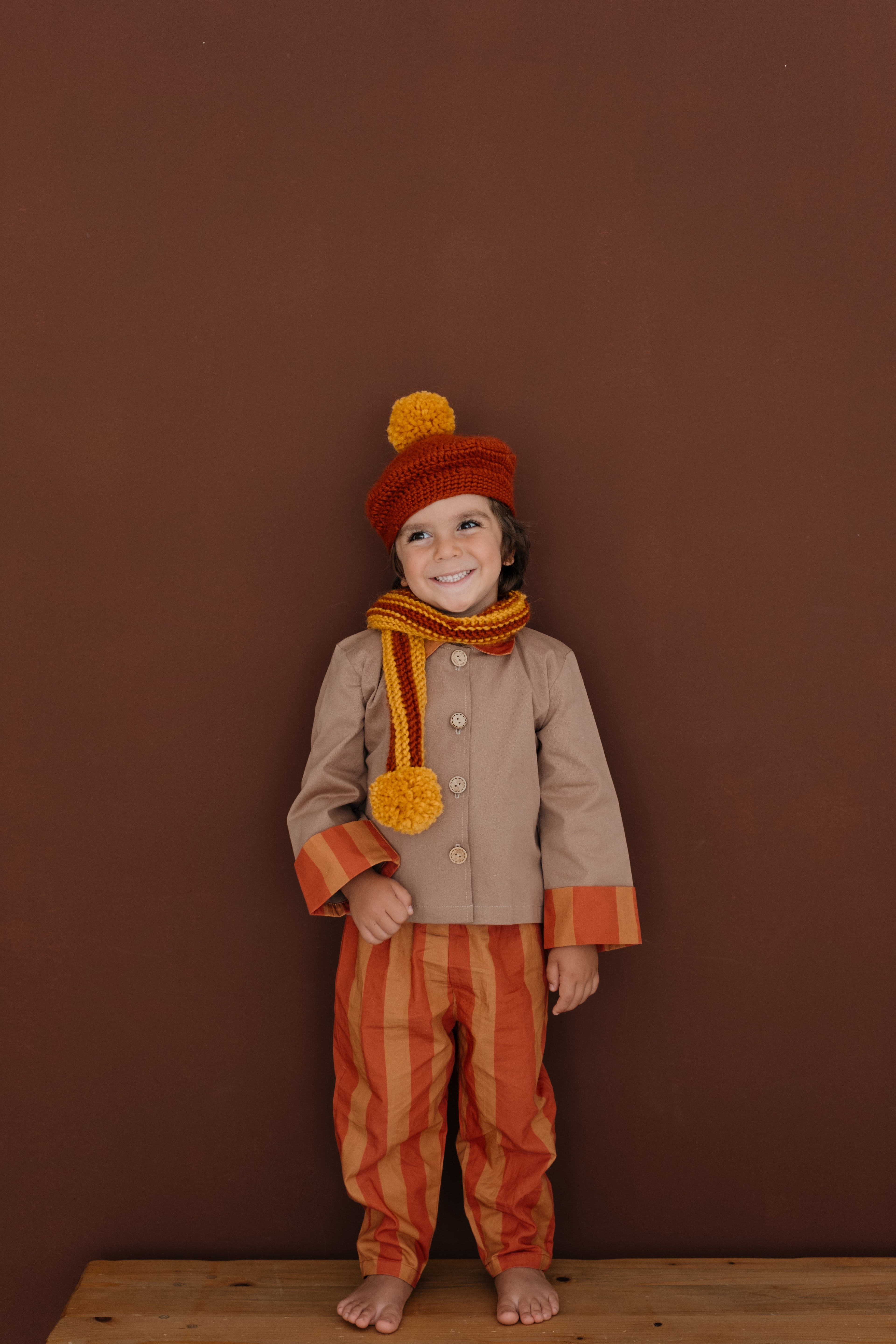 Paris Knitted Hat - Kiremit