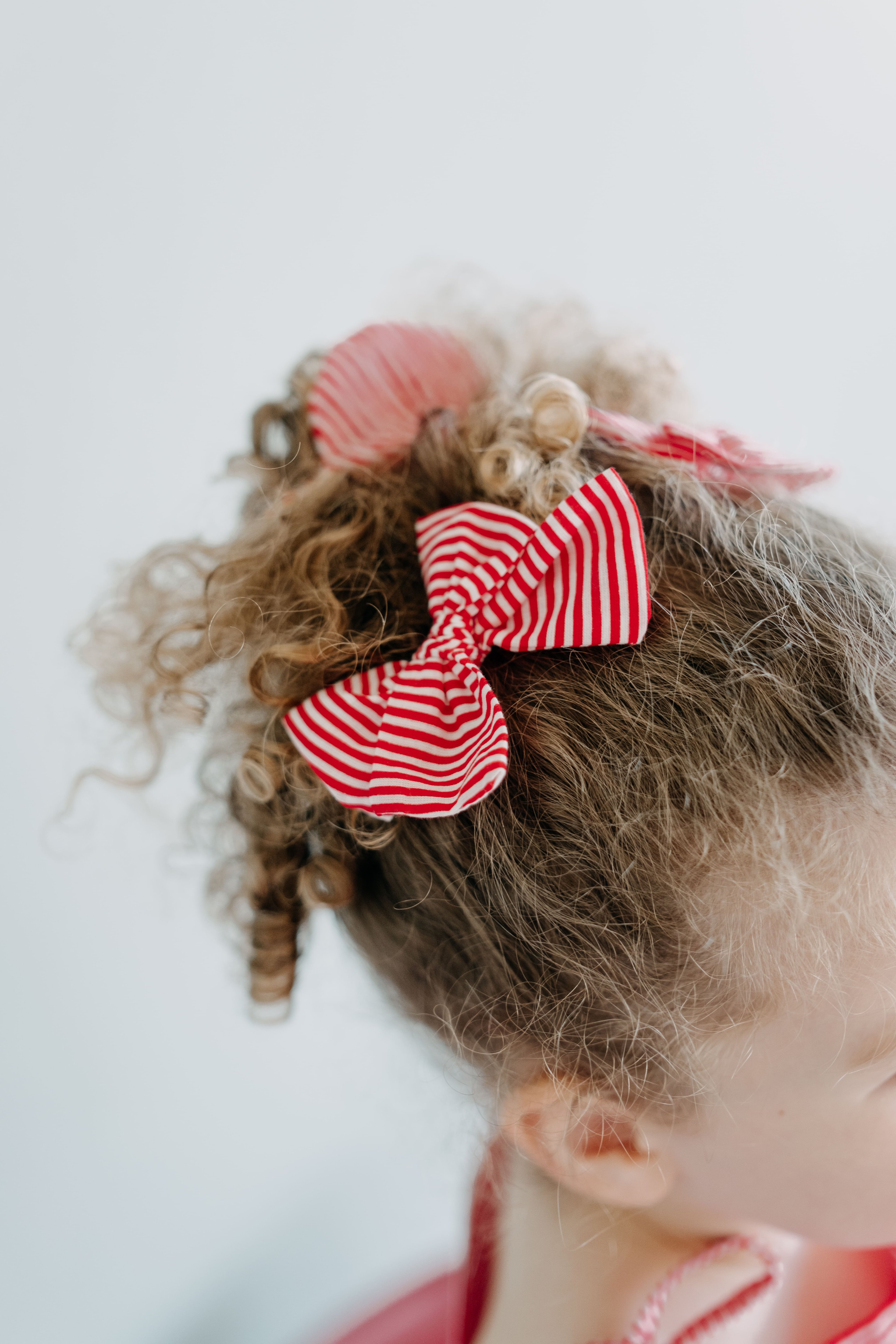 Bow Red Hairclips