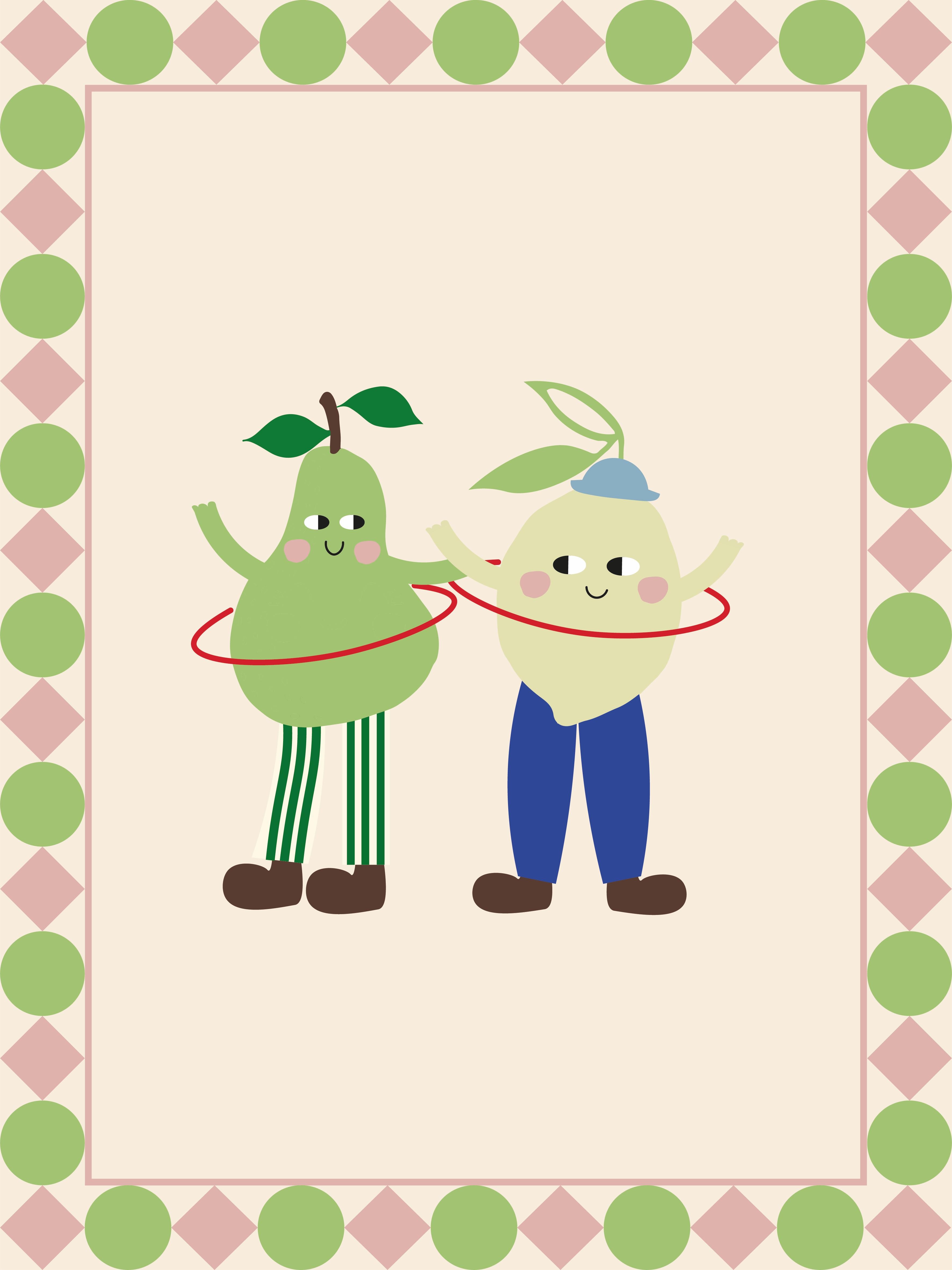 Hula Hoop Art Print