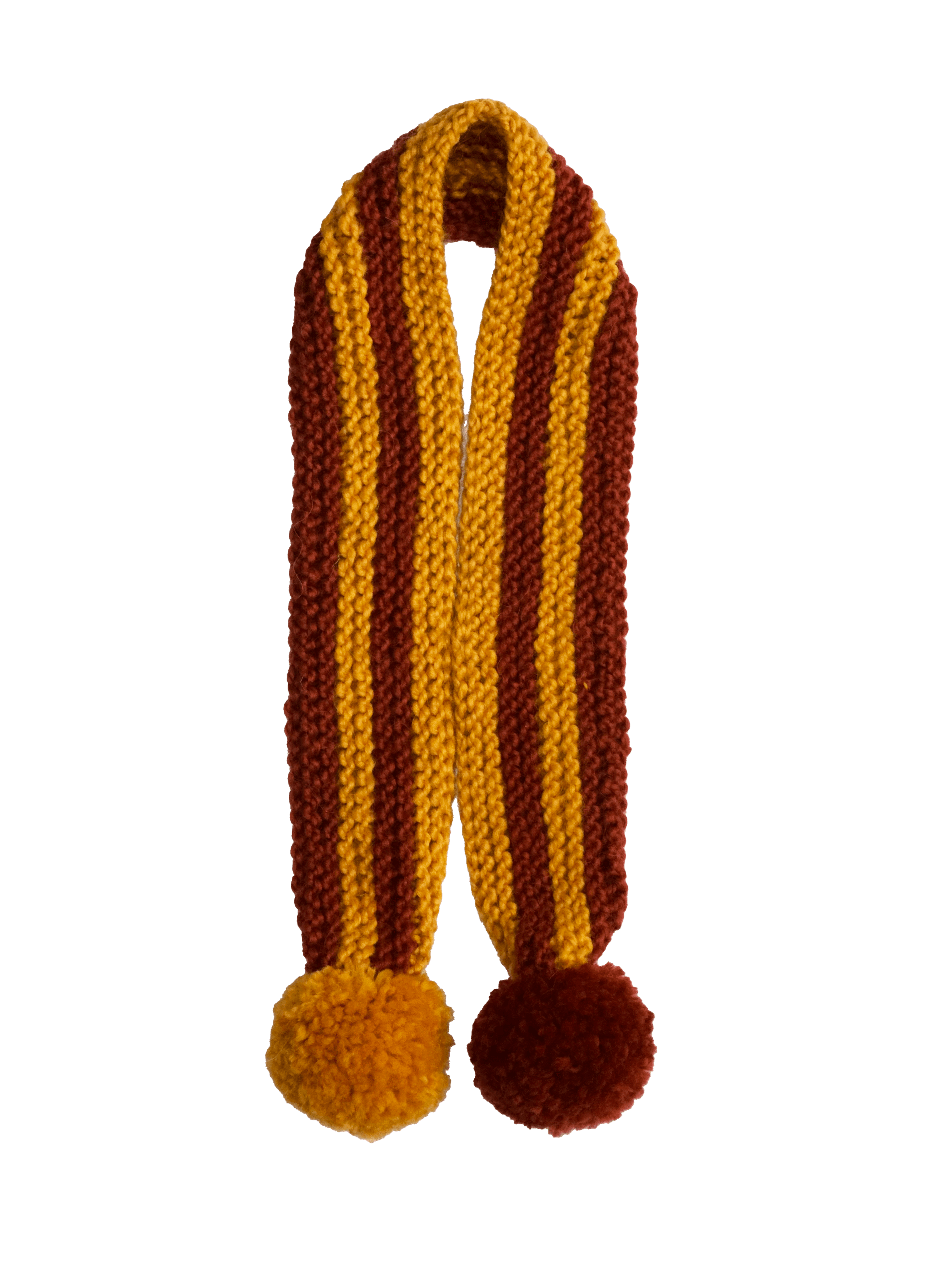Buttons Knitted Scarf