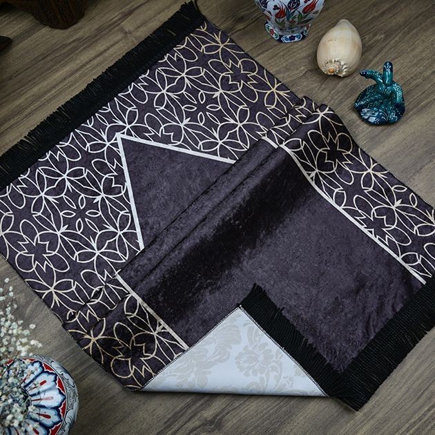 Hediyelik Astarsız Seccade Nilüfer Yeşil 65x115 cm - 320 gr