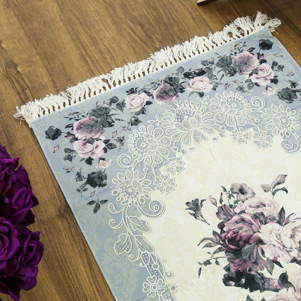 Lüks Hürrem Seccade Gri 70 x 117 cm 
