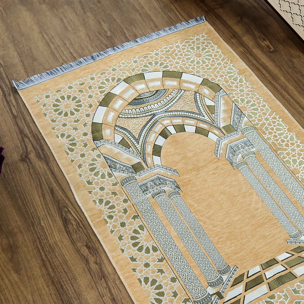 Medine Lüks Şönil Seccade Vizon (66x116cm) 520 gr