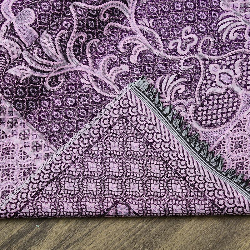 Seccade Süper Simli Broker Mor 68x110 cm - 170 gr