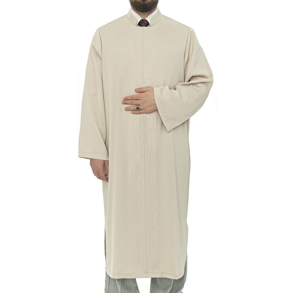 Muhterem Hakim Yaka Sade İmam Cübbesi Vizon