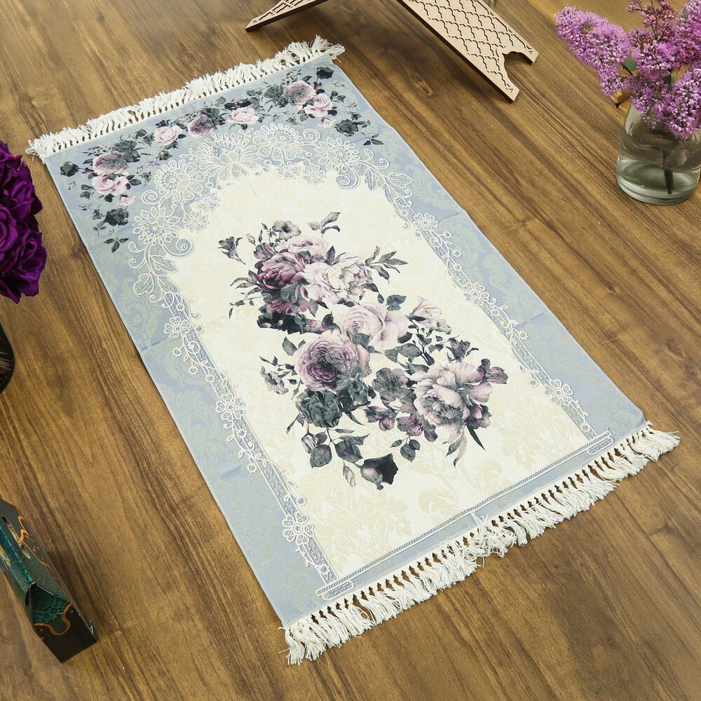 Lüks Hürrem Seccade Gri 70 x 117 cm 