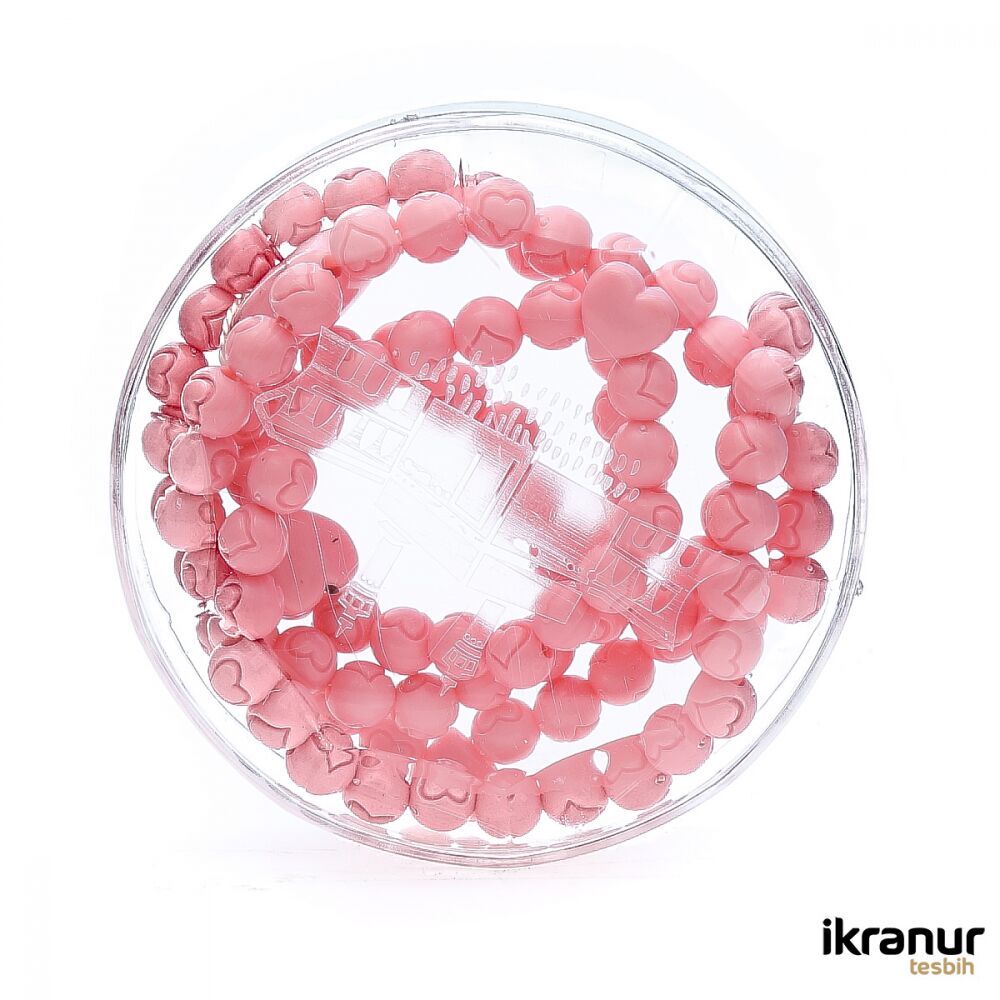 Gül Kokulu Tesbih Yuvarlak Kutulu Bebek Pembesi