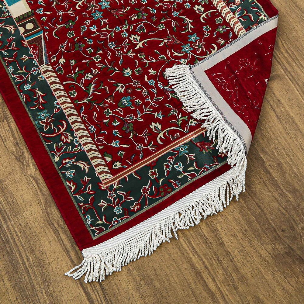 Ravza Lüks Şönil Seccade Bordo (68x120cm) 650 gr