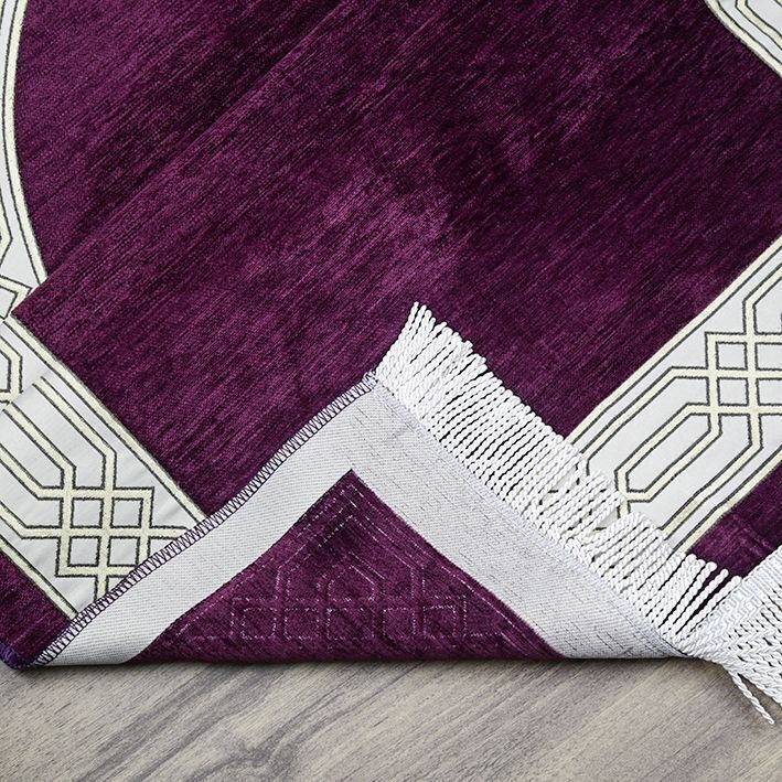 İsme Özel Seccade Payidar Mor 65x115 cm - 320 gr