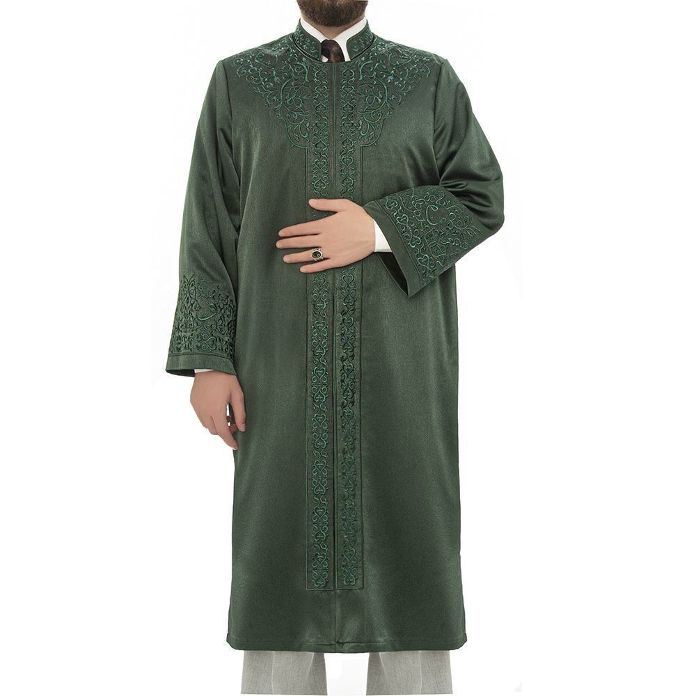 Lüks Biruni İmam Cübbesi - Yeşil