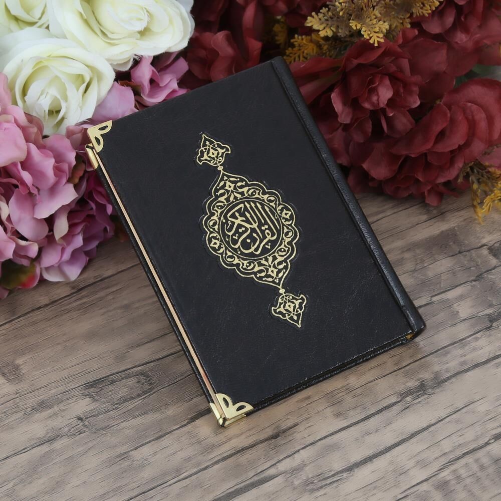 Hediyelik Ahşap Kutulu Kur'an-ı Kerim (Çanta Boy 12*16) Mühürlü, Esans, Tesbihli Set