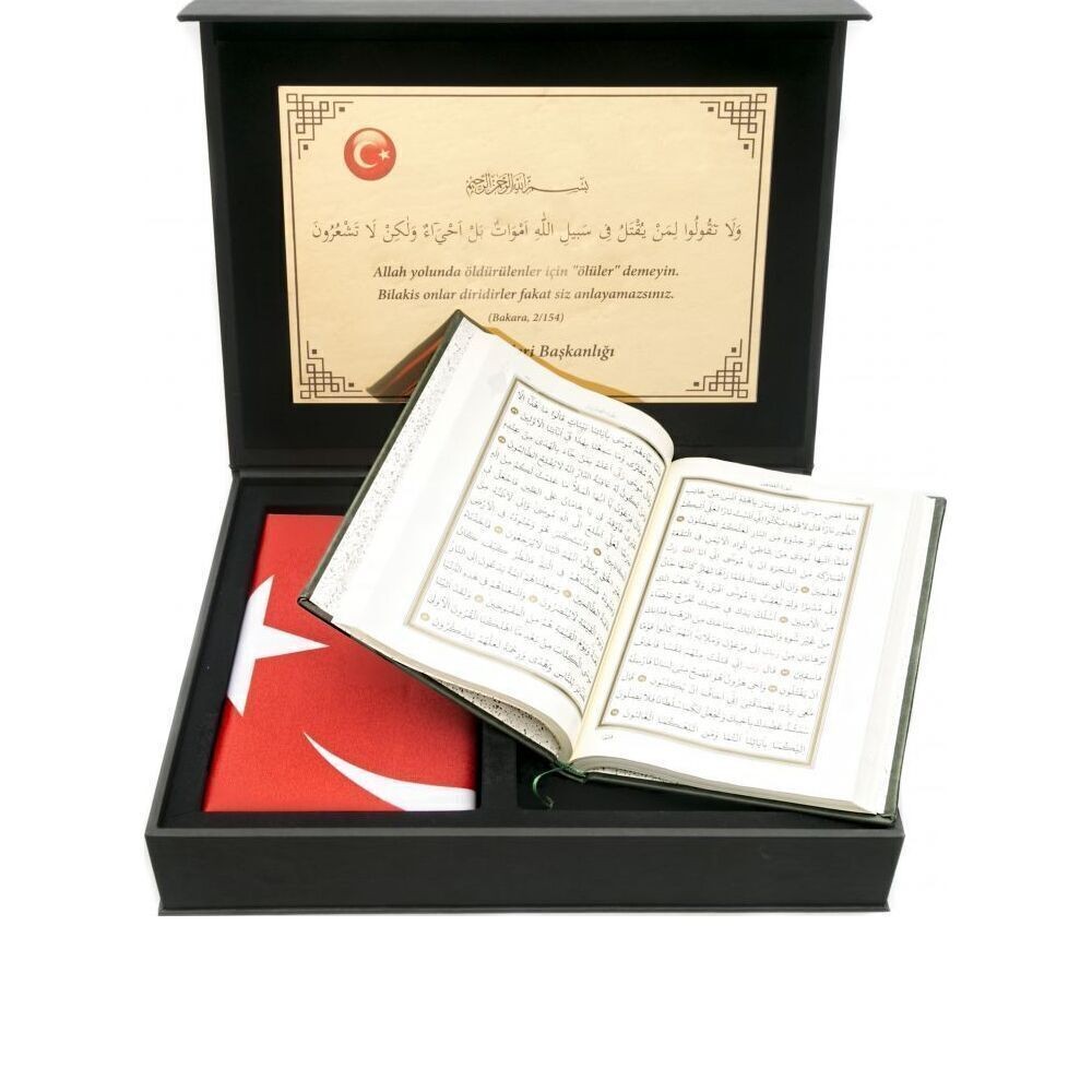Şehit Ailesi-Türk Bayrağı- Kuran Kerim - (Fiyat Teklifi İsteyiniz.)