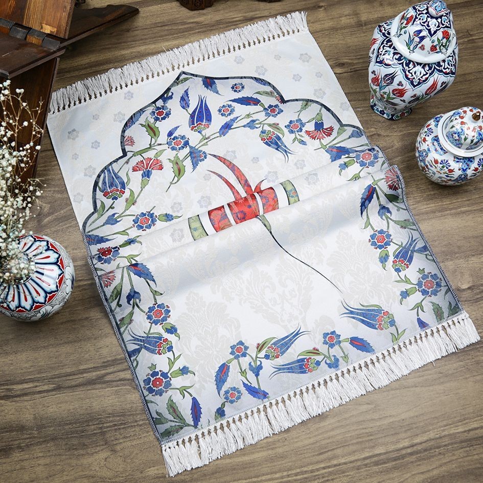 İnce Pamuk Seccade Kırmızı - Lale 70x117 cm - 370 gr