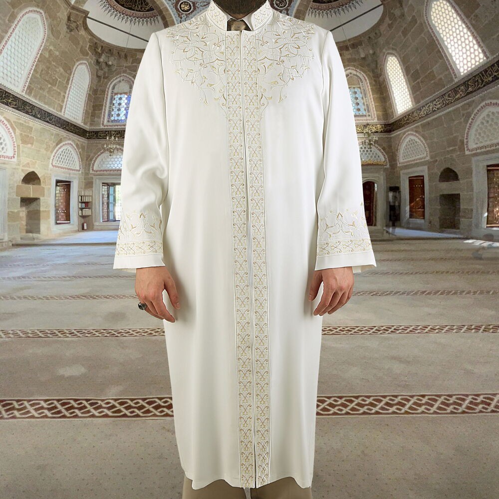 Handeme İmam Cübbesi Krem