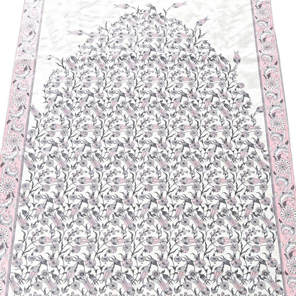 Damat Bohçası Seccadesi Çini Desen Pembe
