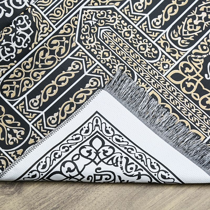 Hediyelik İnce Kabe Kapısı Desenli Seccade 70x117 cm - 250 gr