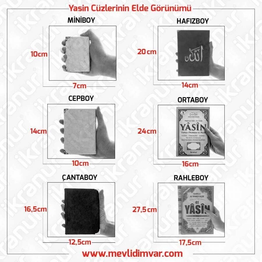 Kadife Kaplı Yasin Kitabı (Çanta Boy 12×16, 150 gr,128 Sayfa) Allah Lafızlı, İsim Baskılı-Bebek Pembesi