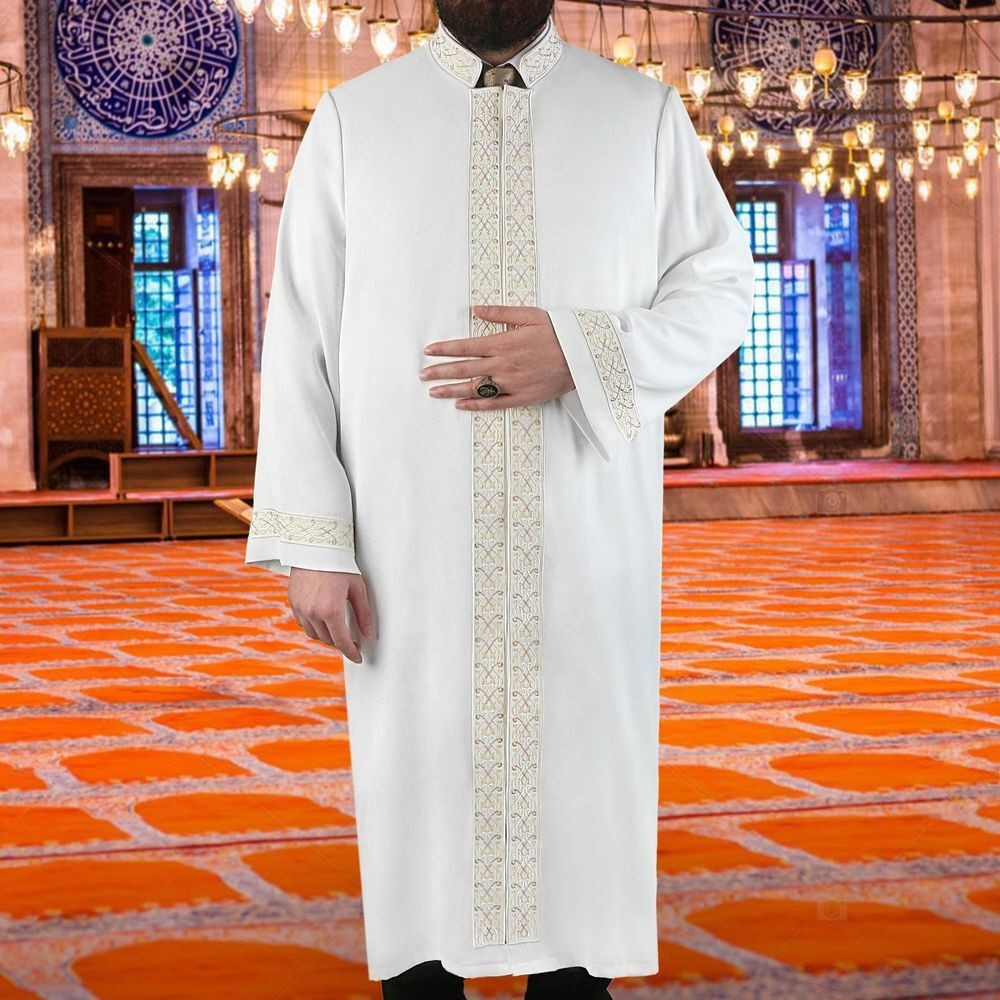 Akademi İmam Cübbesi Boyu 180 cm den Uzunlar için Dar Uzun Slim Fit