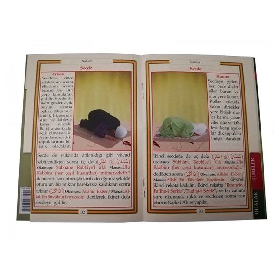 Namaz Kıldıran Eğitici Namaz Seti - Mavi (Sesli Seccade)