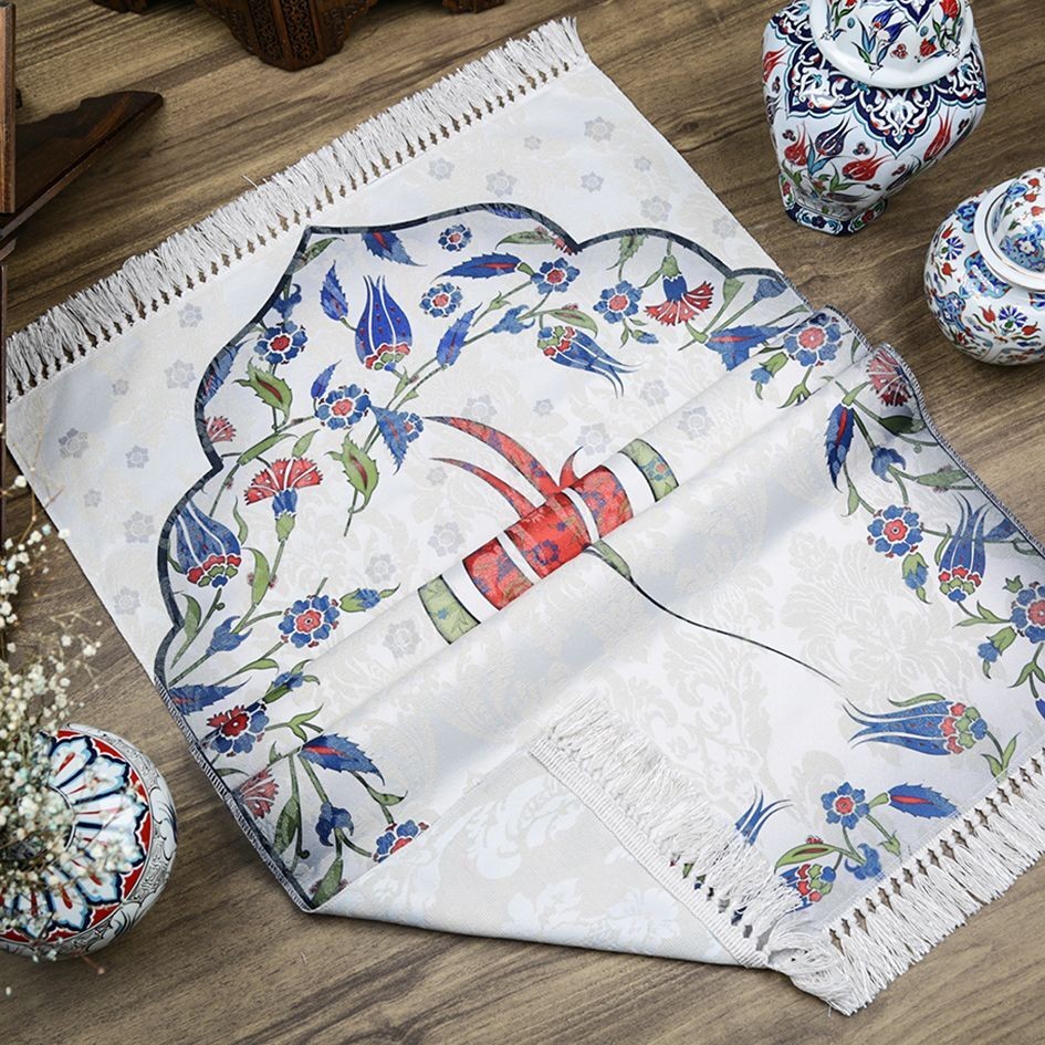 İnce Pamuk Seccade Kırmızı - Lale 70x117 cm - 370 gr