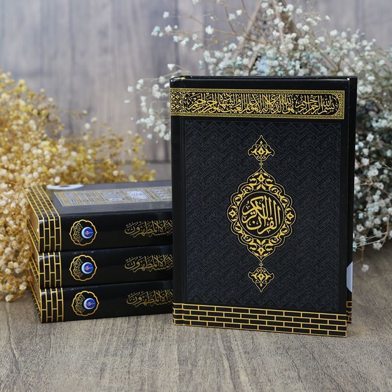 Sesli Kur'an-ı Kerim Mühürlü (Çanta Boy 12x16) Kabe Desenli